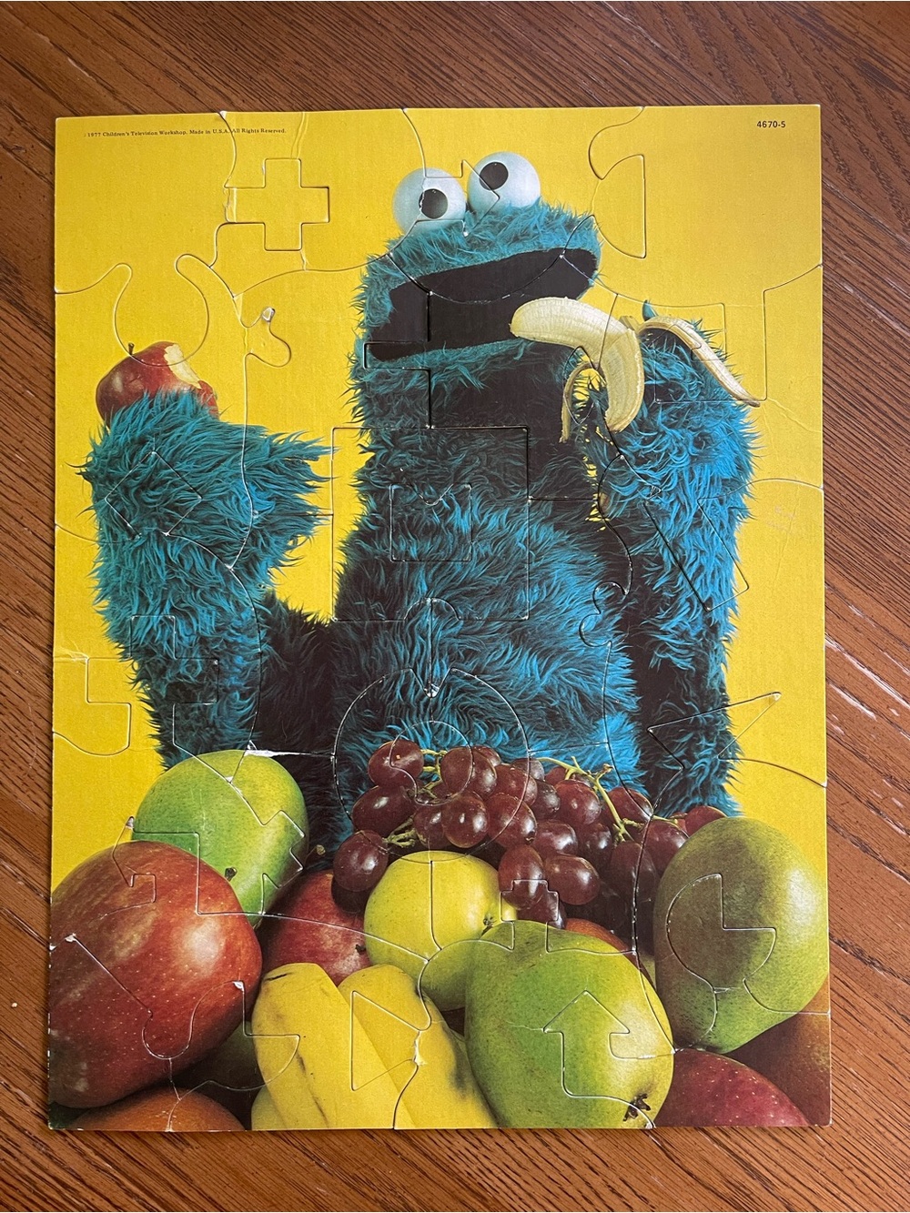 2 Vintage 1977 Sesame Street Muppets puzzles 24 pc 4670-5 4670-6 Cookie & Ernie - Picture 4 of 6